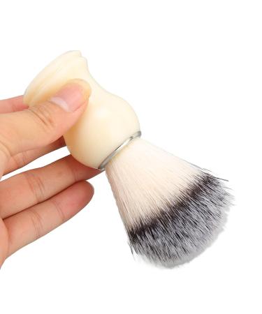 Portable White Razor Brush | Curved Handle Hairdresser Dust Brush for Easy Styling - Buy Online on GoSupps.com