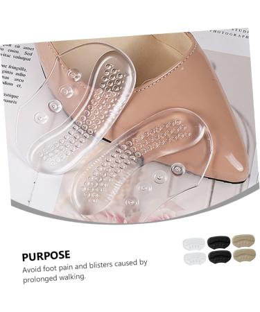 FRCOLOR 3 Pairs High Heel Stickers & Liners - Wear-Resistant Self-Adhesive Travel Comb Heel Grips for Comfortable Walking - Buy Online on GoSupps.com