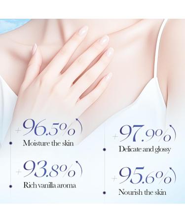  Hinapan Moisturizing Body Lotion with Fruit Extract Long-Lasting Moisturizing Care for Soft and Supple Skin Light and Non-Greasy Texture Natural Fruity Fragrance (Vanilla) - Buy Online on GoSupps.com