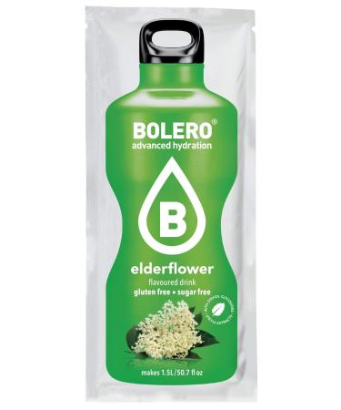 Bolero Classic Elderflower No Deposit Drink Powder 12 Pieces Elderflower 9.17 g (Pack of 12)