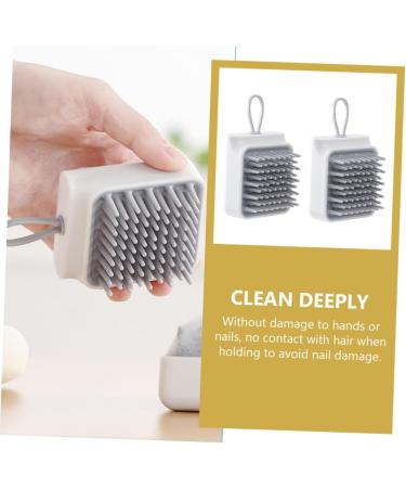 Beatifufu 2-Piece Shampoo Brush Set | Unique Scalp Massager & Shower Hair Cleaning Comb for Ultimate Hair Care - Buy Online on GoSupps.com