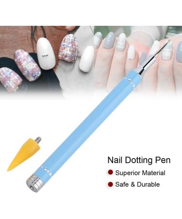 Double Ended Dotting Pen Candy Color Holder Easy Removal Pen Head for Nail Art and Rhinestone Picker (Blue) - Buy Online on GoSupps.com