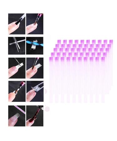 100pcs Purple Nail Extension Glass Fiber - DIY Manicure Accessories for Salon & Home Use - Buy Online on GoSupps.com