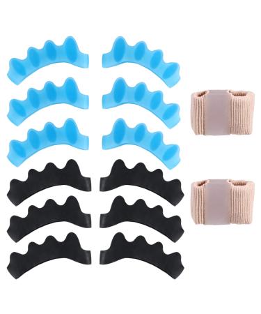 6 Pairs Toe Separators Toe Spacers for Women and Man Durable Treat Toe Spacers for Bunions - Toe Spacer for Hammertoes Plantar Fasciitis(Size:6 Pair)