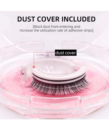 Reusable Self-Adhesive Eyelashes Natural Multiple Fake Eyelashes Natural Look Natural Fluffy Curling Long Eyelashes No Magnet No Glue Eyelashes Waterproof (W09-1 Paired) - Buy Online on GoSupps.com