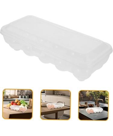 LABRIMP Egg Rack Container with Lid Eggs Refrigerator Organizer Bin Refrigerator Egg Storage Bin Trash Can - Buy Online on GoSupps.com