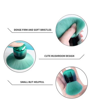 2 Pack Nail Art Dust Powder Remover Brushes - Soft Kabuki Cleaner & Foundation Brush for Makeup & Nail Arts - Buy Online on GoSupps.com