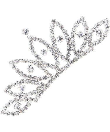 Lurrose Princess Crown Comb Mini crown hair comb small tiara comb for Flower Girls Wedding Bride Prom Birthday Party - Buy Online on GoSupps.com