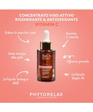 Concentrated Vitamin C Face Serum - Regenerating & Antioxidant 30ml | Made in Italy - International Shipping Available - Buy Online on GoSupps.com