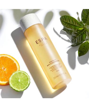 Buy ESPA Positivity Bath & Shower Gel 250ml - Jasmine Gardenia & Rose Geranium | Vegan & International Shipping - Buy Online on GoSupps.com