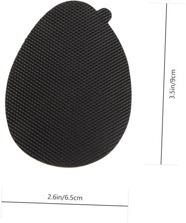 FRCOLOR 20pcs Self-Adhesive Shoe Grip Insoles for High Heels | Skid Proof Forefoot Pads | Women's Rubber Sole Stickers - Buy Online on GoSupps.com