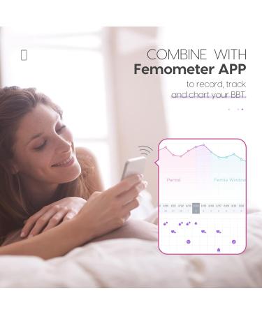 Femometer Digital Basal Body Temperature Thermometer for Fertility Tracking - Purple - Buy Online on GoSupps.com