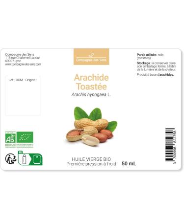 Toasted Peanut - Organic Virgin Vegetable Oil - Glass Bottle - First Cold Pressed - 200mL - Buy Online on GoSupps.com