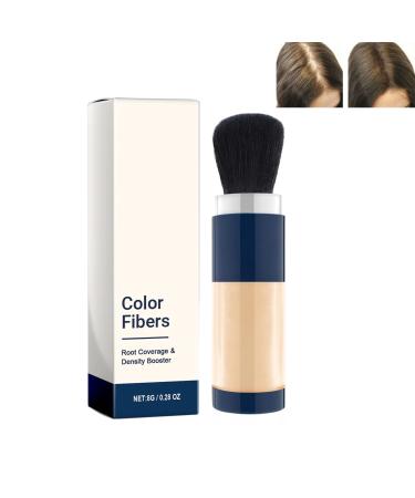 Mikabila (01) Hair Building Fibres Hair Loss Concealer Hair Fibres for Thinning Hair Hair Powder Thickener Natural Hair Filler Instantly Conceals Hair Loss Natural Hair Powder Golden