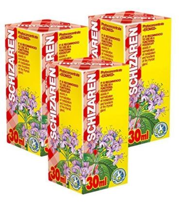 Schizaren Phyto Concentrate - Pack of 3 - 21 Day Course - Natural Plant Extracts - Effective Thyroid Health