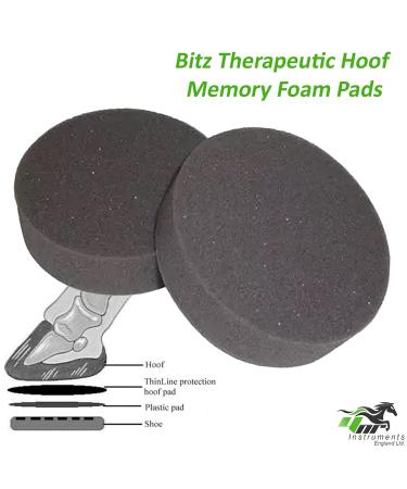 Hoof Pads Memory Foam Horse Boot Pads Hoof Poultice Barefoot Pain Relief Laminit (18 CM) - Buy Online on GoSupps.com