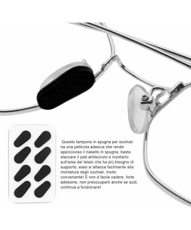 Self-Adhesive Sponge Glasses Pads - Anti-Slip Nasal Pads for Comfort & Fit | 40 Pairs 1mm Thick - Buy Online on GoSupps.com