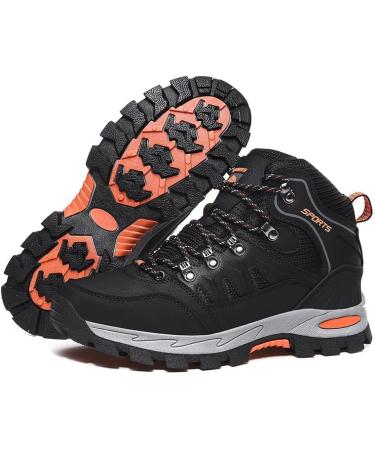 Shop Waterproof Hiking Shoes for Men & Women | Anti-Slip Comfortable Outdoor Boots in Brown Gray Violet & Orange (EU 36-46) - Buy Online on GoSupps.com
