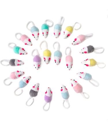 Chiwava 36-Piece Interactive Cat Toy Set - Colorful 11.5 cm Mice Rattles for Kittens | Perfect for Playtime & Engagement - Buy Online on GoSupps.com