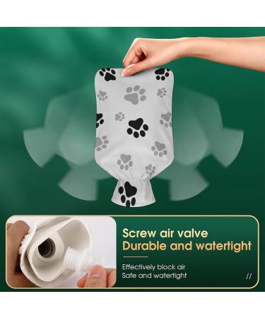 Cute Gray Paw Hot Water Bottle with Plush Cover - Hand Warmer for Adults & Children | 26.5x15.3cm - International Shipping Available - Buy Online on GoSupps.com