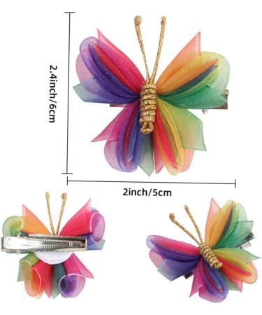 Beavorty 28 Pairs Mesh Butterfly Hair Accessories Decorate Manual Miss Flannel - Buy Online on GoSupps.com