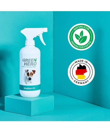 Buy Green Hero Knabber-EX 500ml | Anti-Nibble Spray for Dogs & Cats | Protect Furniture & Shoes - Buy Online on GoSupps.com