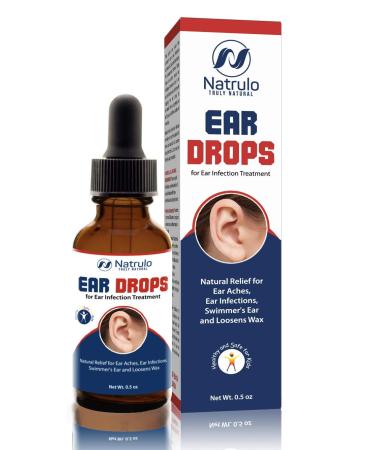 Natural Ear Drops for Ear Infection Treatment  Organic Ear Drops for Adult, Kids, Baby, Dog & Pets  Relieves Ear Aches, Itchy Ears, Infections, Swimmer's Ear, & Loosens Wax  Kids Safe, Made in USA
