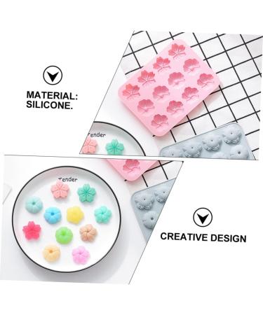 Zerodeko 4 Pcs Silicone Mold Christmas Party Baking Supplies Chocolate Christmas Xmas Soap Christmas Soap Flower Mould Silicone Soap Molds Flower Candle Mold Jelly Silica Gel 17X12.6X1.2CMx2pcs - Buy Online on GoSupps.com