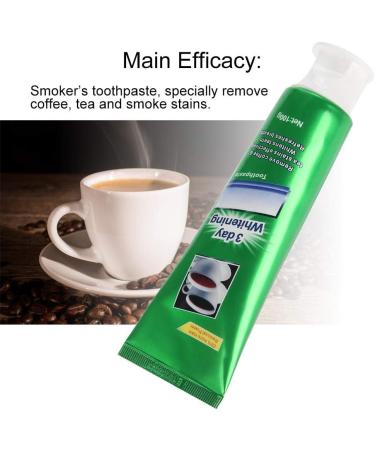 Fresh Herbal Toothpaste 100g - Effective Coffee & Tea Stain Removal Anti-Bad Breath Oral Care - Buy Online on GoSupps.com