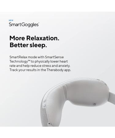 SmartGoggles by Therabody - Heated Eye Massager for Migraine Relief & Better Sleep | 3 Modes Eye Massager - Buy Online on GoSupps.com