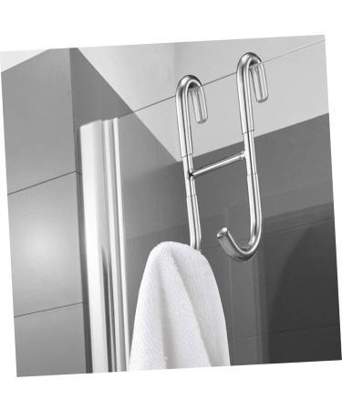 Zerodeko 10 Pcs S Hook Door Back Hanging Hooks Towel Hooks for Bathrooms Storage Hooks Stainless Steel Silver - Buy Online on GoSupps.com