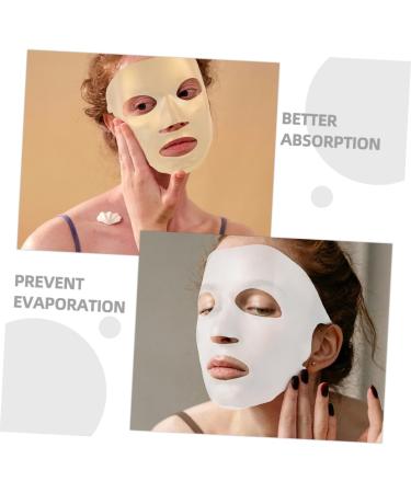 Mipcase 18pi ces Couvertures Silicone Pour Masques Faciaux R utilisables Support Pour Masques Optimise Absorption Des Soins Peau De Silicone Transparent Dor  - Buy Online on GoSupps.com