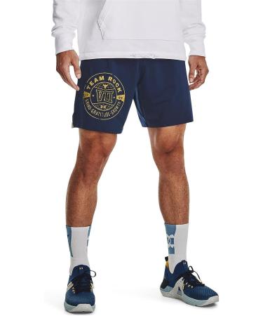Under Armour Men's Project Rock Boxing Shorts X-Large - Academy Blue/White - Buy Online on GoSupps.com
