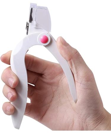 OUSIKA Nail Clippers Ergonomic Design Portable and Durable Fake Nail Scissors Plastic U-Shaped Scissors French Nail Clippers Nails - Buy Online on GoSupps.com