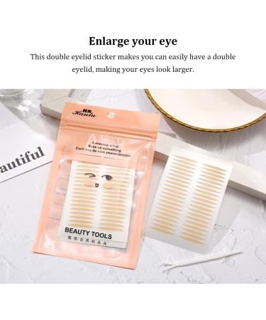 Dajidafu Women Single Use Long-lasting Double Eyelid Sticker Set Banquet Portable Tightening Lifting Strip Kit Makeup Tool 1200 Pieces - Buy Online on GoSupps.com
