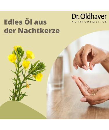 Dr. Oldhaver Night Candle Oil 500mg - 60 Capsules | High Gamma-Linolenic Acid for Beautiful Soft & Smooth Skin | Premium Quality - Buy Online on GoSupps.com