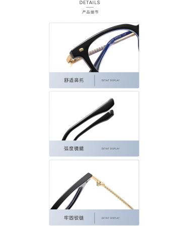 SERONI Metal Temples TR90 Round Frame Blue Light Blocking Glasses for Men & Women - Anti-UV Computer & Reading Glasses - Gray 52mm - Buy Online on GoSupps.com