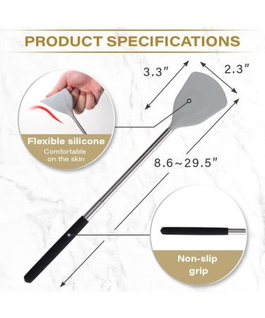 Telescopic ROUNDS Cream Applicator for Back - Ideal for Lotion, Ointment, Body Oil & Medicine - Buy Online on GoSupps.com