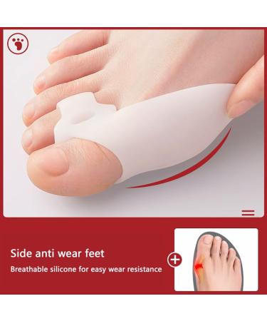 Vinmooog Hallux Valgus Toe Spreader - Silicone Bale Toe Corrector for Pain Relief & Toe Separation - Buy Online on GoSupps.com