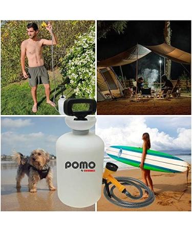 POMO Long Lasting  Resistant  High Pressure 5L Outdoor Portable Shower  Camping Shower  Surf Shower  Dog Cleaning  Boat Cleaning  Road Trips  Diving  More. 1.5gal/5L Multi-use Spray  Hand Pump 45 PSI - Buy Online on GoSupps.com