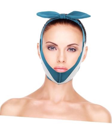 Mikinona Face Shaping Bandage Double Chin Reducer Type Chin Strap for Women Face- Lifting Bandage Face Lifting Type Strap Face Lifting Tight Band Facial Slimming Strap Fabric - Buy Online on GoSupps.com