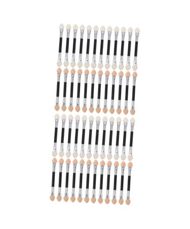 Baluue 48 Pcs Latex Eye Shadow Stick Comestic Applicator Eyeshadow Brush Double Ended Makeup Brush Sponge