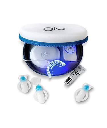 GLO Science  GLO Classic Brilliant Teeth Whitening Device Kit with Patented Warming Mouthpiece and Blue LED Light Technology  Designed for Sensitive Teeth, White Device - Buy Online on GoSupps.com