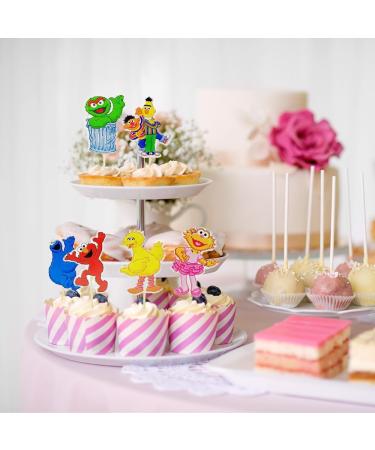24 Pcs Cartoon Characters Cupcake Toppers for Friends Street Theme Birthday Party Cake Decoration Inspired Cartoon Cupcake Toppers - Buy Online on GoSupps.com