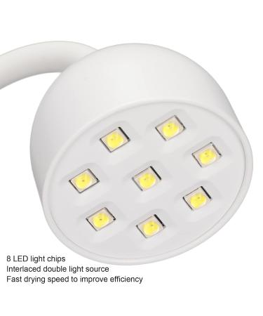 24W USB Mini Lotus LED Nail Lamp - Rotatable Hands-Free Quick-Drying Nail Dryer for DIY | 360 Schwanenhals Flash Light - Buy Online on GoSupps.com