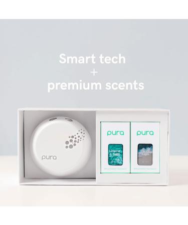 Pura Smart Fragrance Diffuser Set with Linens & Surf and Pacific Aqua Refills - Buy Online on GoSupps.com