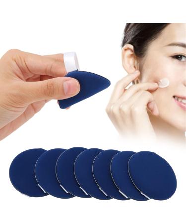 Verdant Touch Powder Pufffor Makeup Powder Puff Makeup Tool Set 7 Pieces Dark Blue for Loose Face Powder Makeup Setting Powder Puffs - Buy Online on GoSupps.com