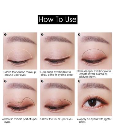 6 Colors Liquid Eyeshadow Set - Metallic Glitter Waterproof & Durable Pigmented Shine - Buy Online on GoSupps.com