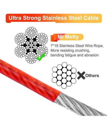 Buy Durable Dog Cable Ties | 3.4m & 15.2m Leashes for Large Dogs | Robust Outdoor Use Up to 113kg - Buy Online on GoSupps.com