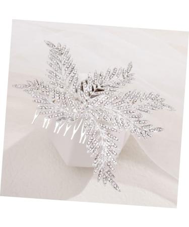 Beaupretty Comb bridal comb bridal headpieces for wedding leaves hair comb winter wedding decor Snowflake women hair Bridal Hair rhinestone floral hair clip bride Hair up crystal Wedding - Buy Online on GoSupps.com